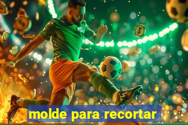 molde para recortar